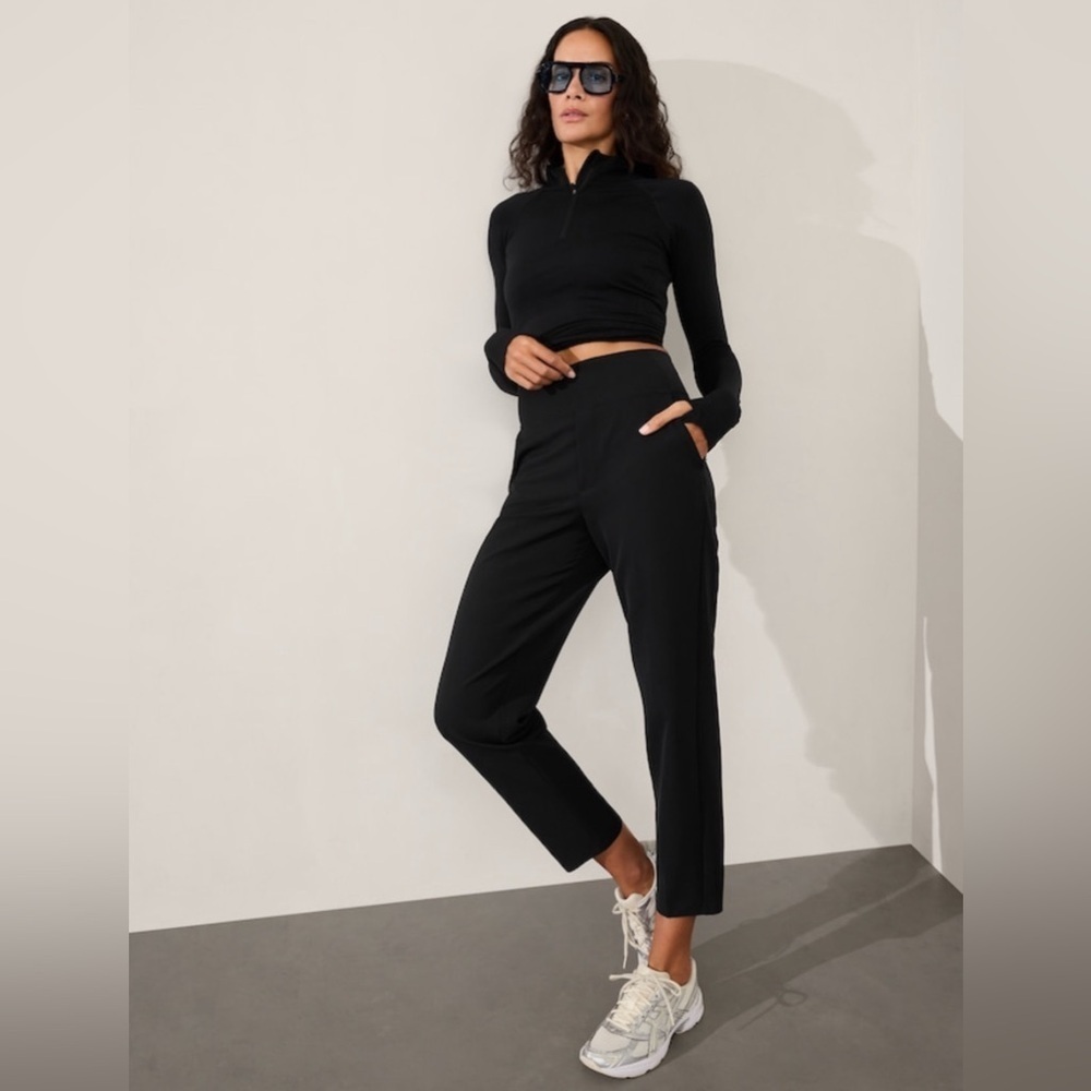 NWT Athleta Endless Black Pants size 12/T